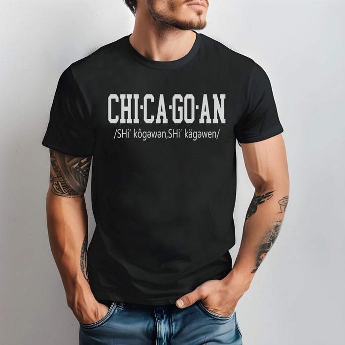 Chicagoan T-shirt Casual Unisex Tee for Every Occasion, Chicago Comfort Shirt, Everyday Wear, Gift for Friends, Stylish Basic T-Shirt