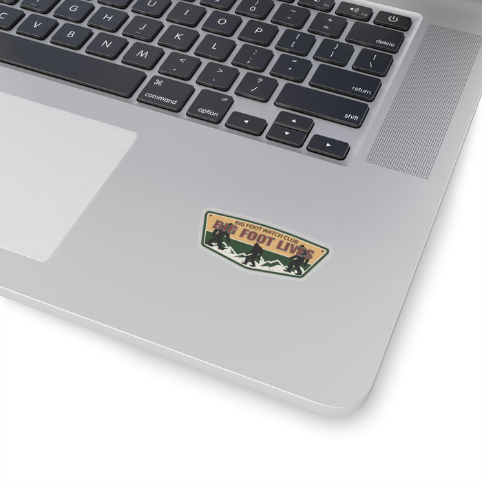 Quirky Big Foot Decal - Big Foot Watch Club Kiss-Cut Stickers
