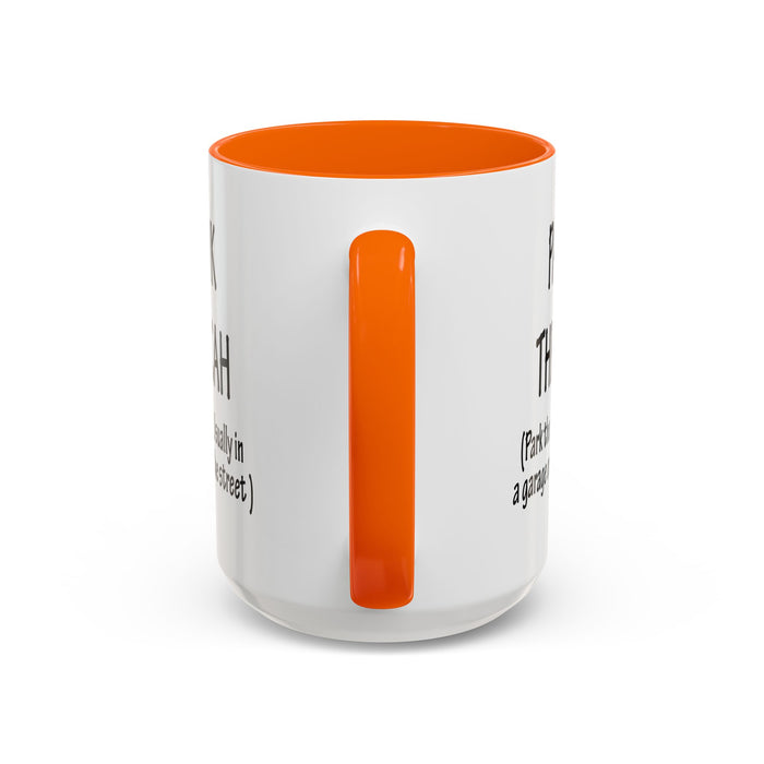 Accent Coffee Mug, Boston Pahk the Cah Funny Gift, Massachusetts Souvenir Cup, Tea Drinker Present, Office Desk Decor, Unique White Ceramic