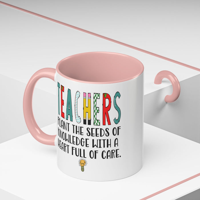 Teacher Mug - Plant the Seed sof Knowledge Teacher Gift - Appreciation Gift A0005-004A