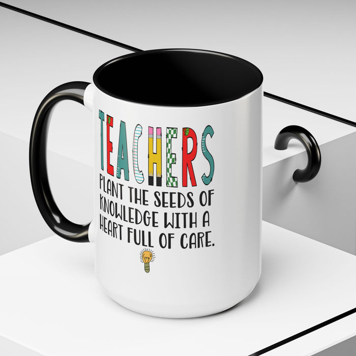 Teacher Mug - Plant the Seed sof Knowledge Teacher Gift - Appreciation Gift A0005-004A