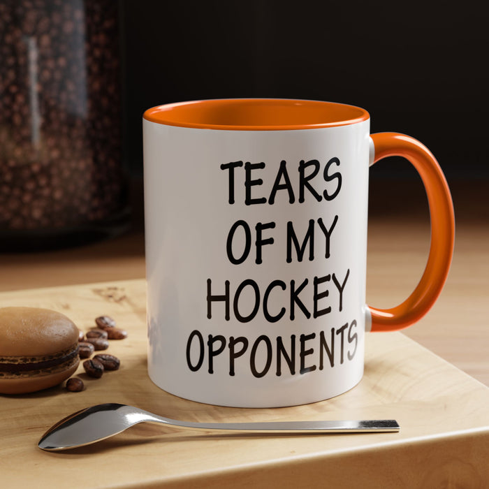 Hockey Gifts, Hockey Coffee Mug, Hockey Coach Gifts, Hockey Player Gifts, Funny Hockey Gifts, Tears of My Hockey Opponents A0075-026AAccent Coffee Mug (11, 15oz)