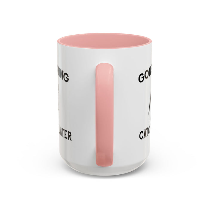 Coffee Mug, Gone Fishing Gift for Dad or Grandpa, Fly Fishing Mug