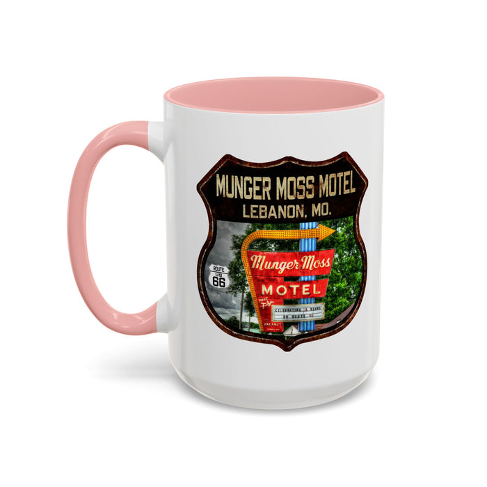 Mug Munger Moss Motel Route 66 Shield Missouri 11oz