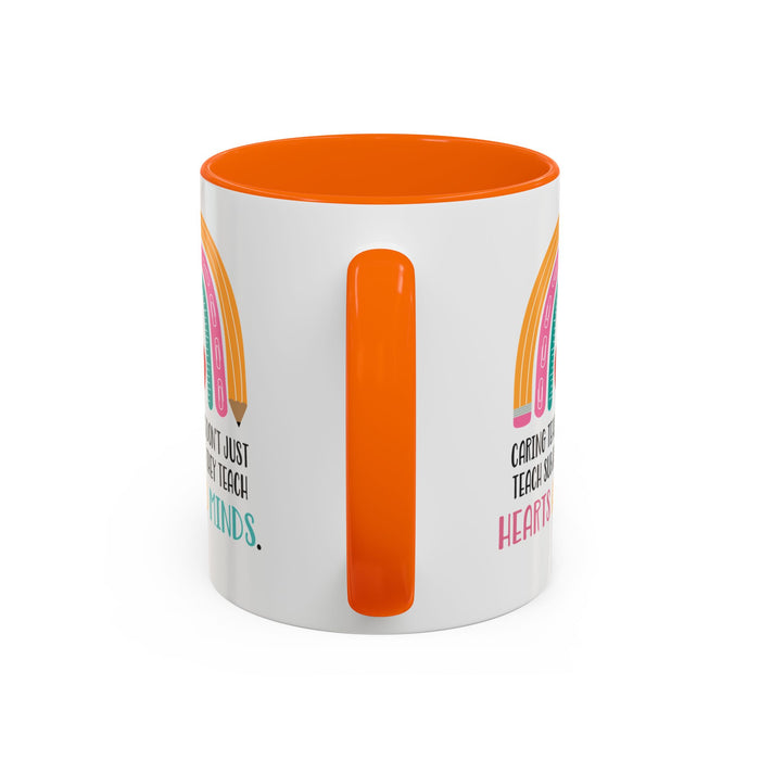 Thank You Teacher Mug - Caring Teachers Gift Accent Coffee Mug (11, 15oz)