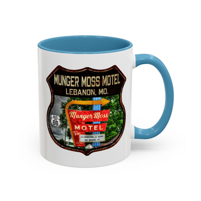Mug Munger Moss Motel Route 66 Shield Missouri 11oz