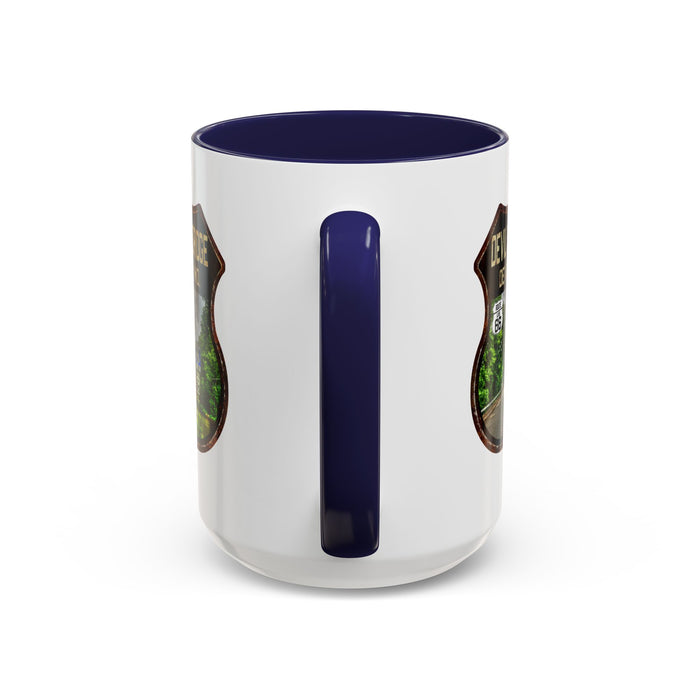 Mug Devil's Elbow Bridge Route 66 Shield Missouri 11oz