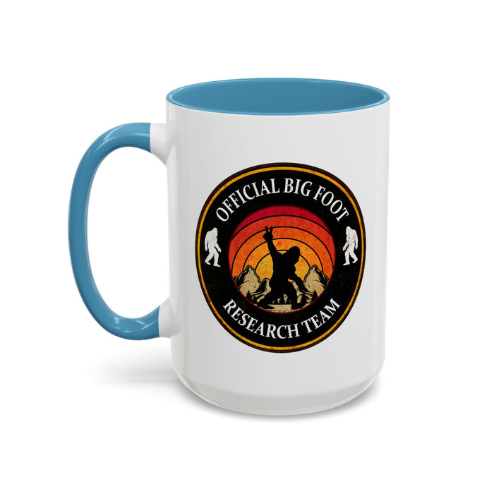 Big Foot Sticker - Big Foot Watch Club - Sasquatch Decal - Funny Yeti Gift Accent Coffee Mug (11, 15oz)