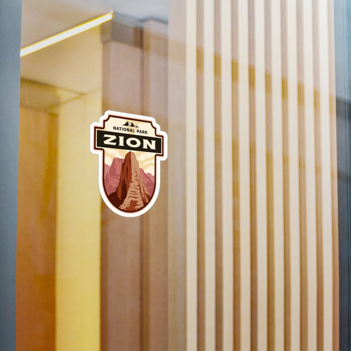 Zion National Park Sticker, National Park Stickers, Travel Stickers, Laptop Decal, Vinyl Sticker, Vinyl Decal, Floral Stickers