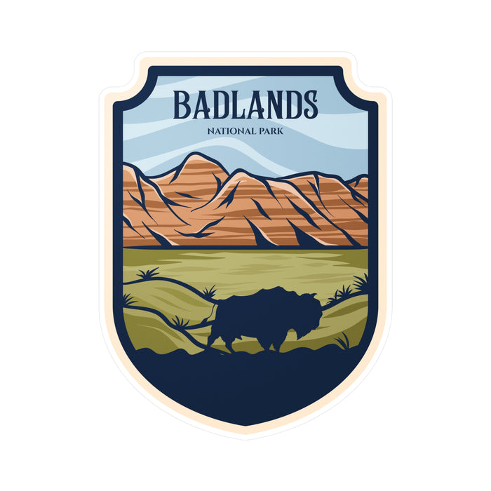 Decals - Badlands National Park Kiss Cut Vinyl Decals