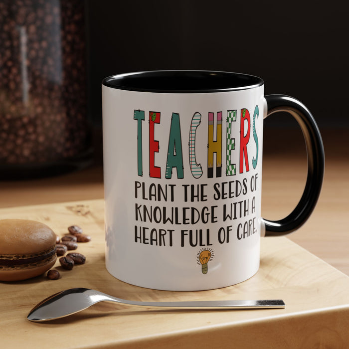 Teacher Mug - Plant the Seed sof Knowledge Teacher Gift - Appreciation Gift A0005-004A