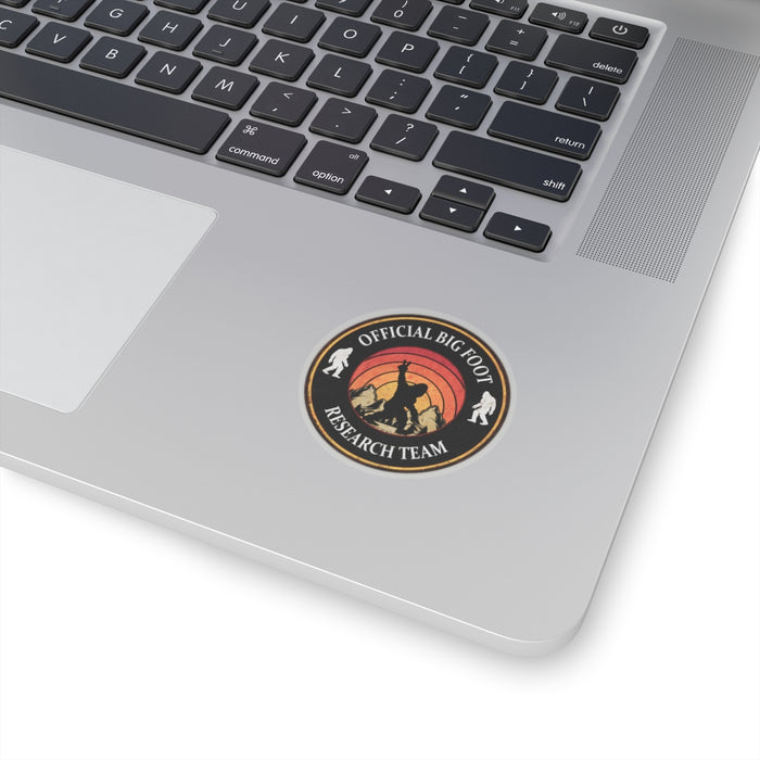 Quirky Big Foot Decal - Official Big Foot Research Team Kiss-Cut Stickers
