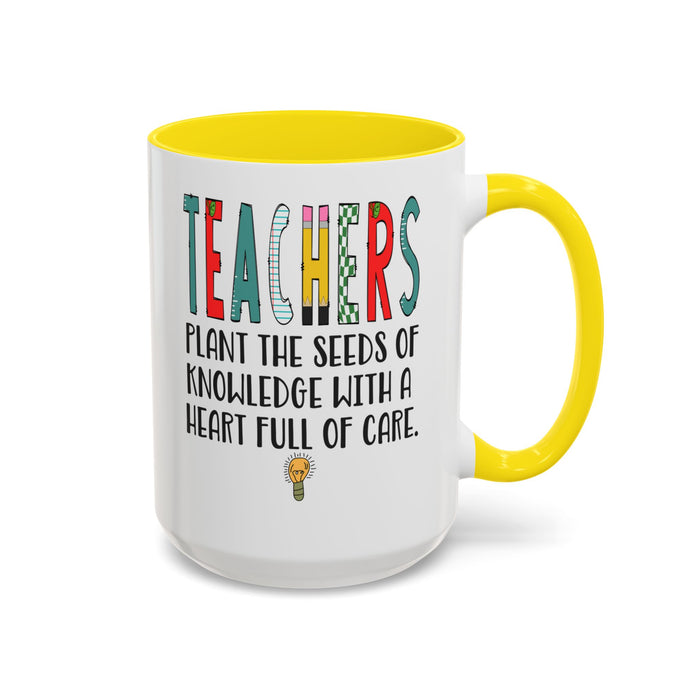 Teacher Mug - Plant the Seed sof Knowledge Teacher Gift - Appreciation Gift A0005-004A
