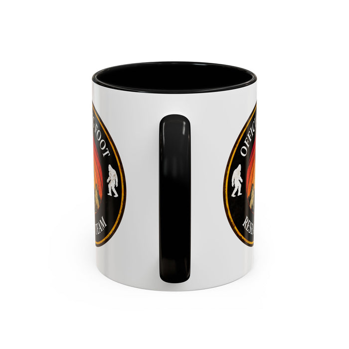 Big Foot Sticker - Big Foot Watch Club - Sasquatch Decal - Funny Yeti Gift Accent Coffee Mug (11, 15oz)