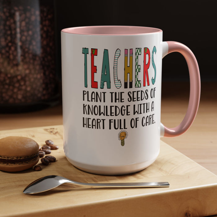 Teacher Mug - Plant the Seed sof Knowledge Teacher Gift - Appreciation Gift A0005-004A