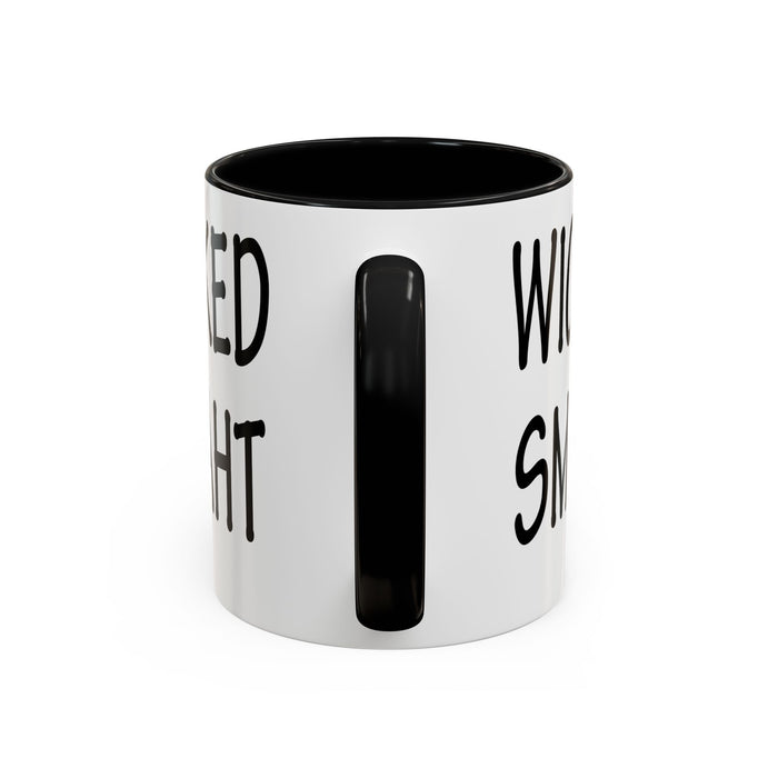 Coffee Mug, Wicked Smaht Boston Accent Gift Mug, Funny Tea Cup, Sarcastic Quote Ceramic Mug, Unique Present for Coffee Lovers, Novelty