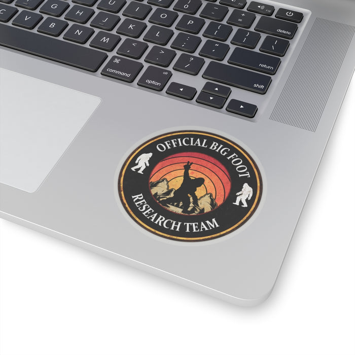 Quirky Big Foot Decal - Official Big Foot Research Team Kiss-Cut Stickers