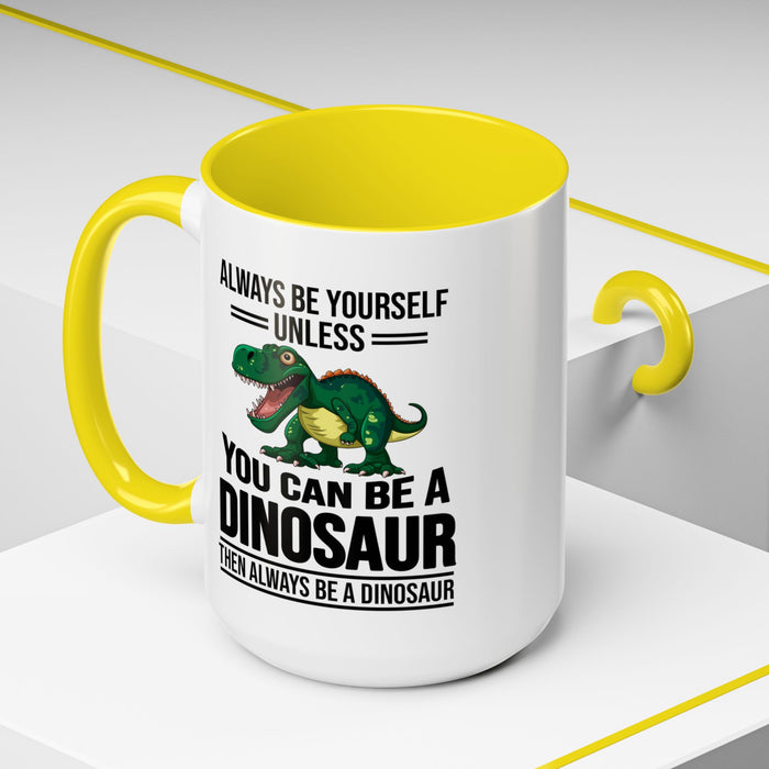 Dinosaur Fan Gift, Dinosaur Fan Mug, Dinosaur Lover Gift, Dinosaur Lover Mug, Dinosaur Mug, Dinosaur Gift, Funny Dinosaur Gift A0027-007A Accent Coffee Mug (11, 15oz)