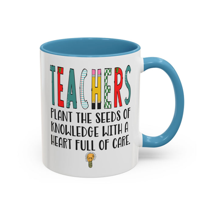 Teacher Mug - Plant the Seed sof Knowledge Teacher Gift - Appreciation Gift A0005-004A