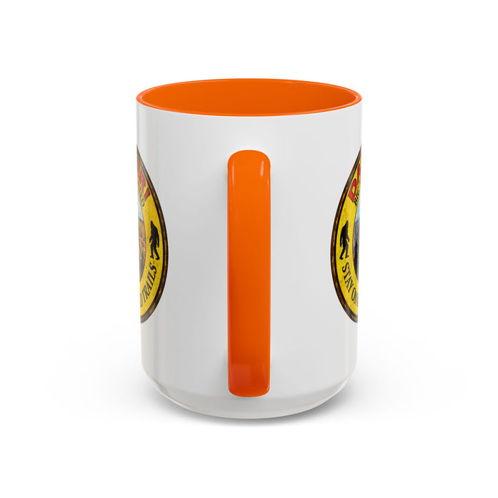 Big Foot Mug Danger Big Foot Sighted - Funny Yeti Gift Accent Coffee Mug (11, 15oz)