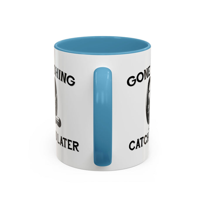 Coffee Mug, Gone Fly Fishing Gift for Dad or Grandpa