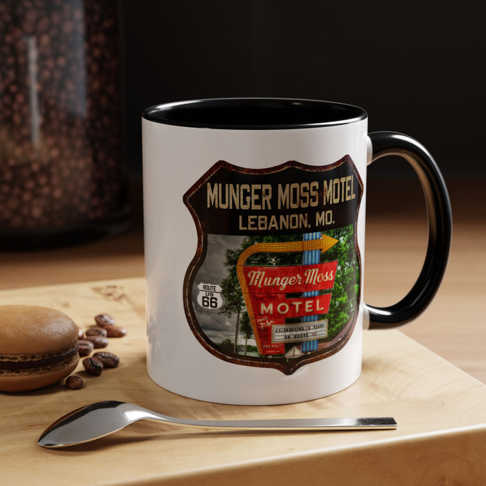 Mug Munger Moss Motel Route 66 Shield Missouri 11oz