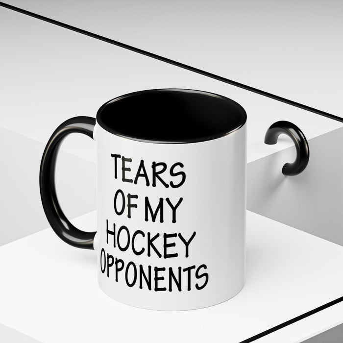 Hockey Gifts, Hockey Coffee Mug, Hockey Coach Gifts, Hockey Player Gifts, Funny Hockey Gifts, Tears of My Hockey Opponents A0075-026AAccent Coffee Mug (11, 15oz)