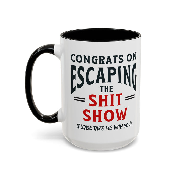 Funny Retirement Gift, Funny Coworker Leaving Gift, Going Away Co Worker, Goodbye Farewell, Retirement Mug, New Job, Leaving Job A0037-006 Accent Coffee Mug (11, 15oz)