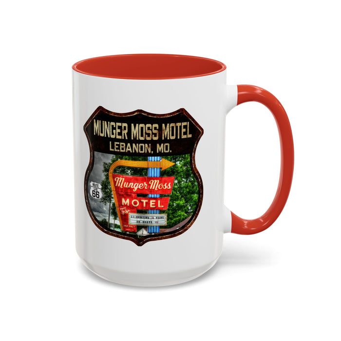 Mug Munger Moss Motel Route 66 Shield Missouri 11oz