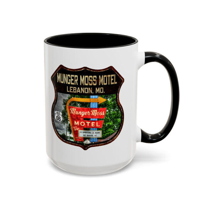 Mug Munger Moss Motel Route 66 Shield Missouri 11oz