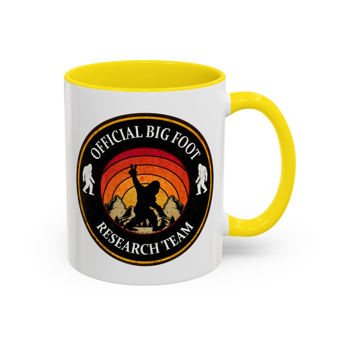 Big Foot Sticker - Big Foot Watch Club - Sasquatch Decal - Funny Yeti Gift Accent Coffee Mug (11, 15oz)