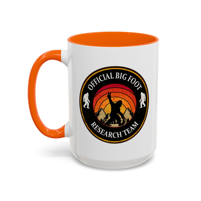 Big Foot Sticker - Big Foot Watch Club - Sasquatch Decal - Funny Yeti Gift Accent Coffee Mug (11, 15oz)
