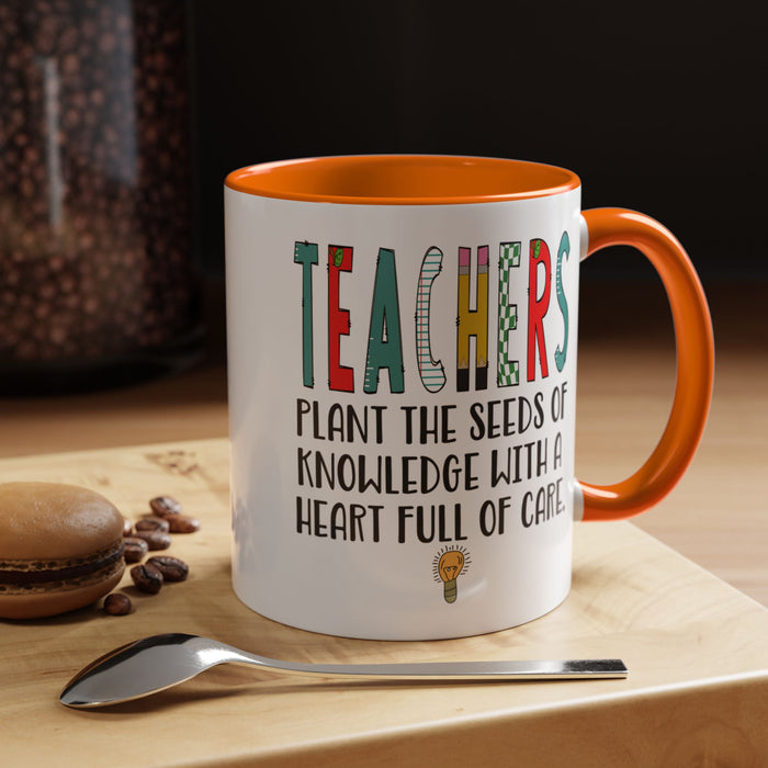 Teacher Mug - Plant the Seed sof Knowledge Teacher Gift - Appreciation Gift A0005-004A
