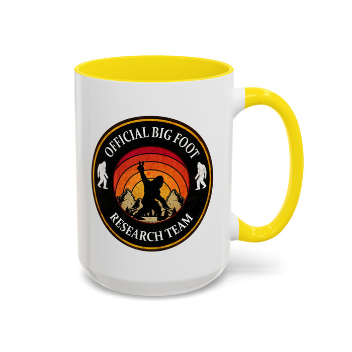 Big Foot Sticker - Big Foot Watch Club - Sasquatch Decal - Funny Yeti Gift Accent Coffee Mug (11, 15oz)