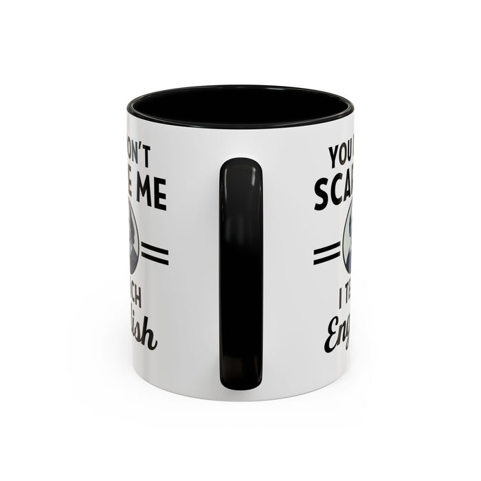 Funny English Teacher Coffee Mug - Sip & Teach with Style, Coffee Lovers Mug, English Teacher Gift, Accent Coffee Mug (11, 15oz)
