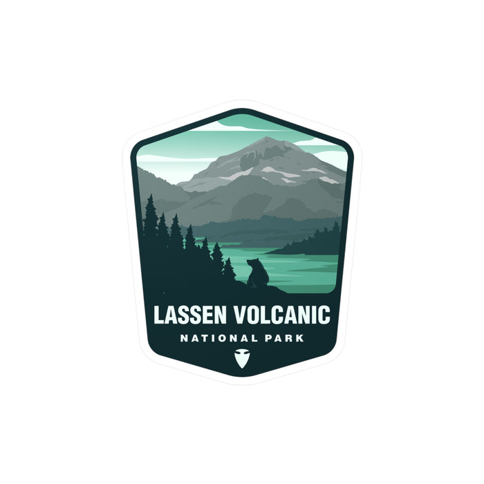 Lassen Volcanic National Park Sticker Gift - Outdoor Adventure Decal