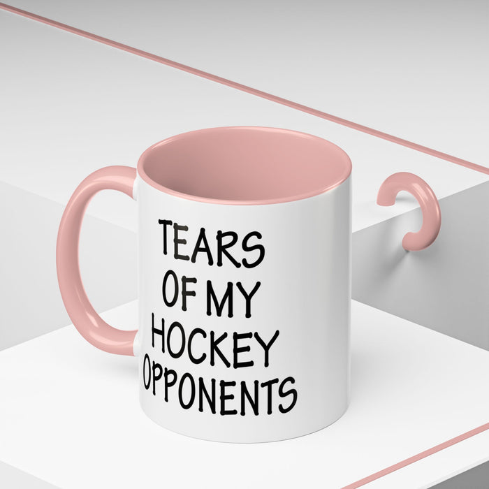 Hockey Gifts, Hockey Coffee Mug, Hockey Coach Gifts, Hockey Player Gifts, Funny Hockey Gifts, Tears of My Hockey Opponents A0075-026AAccent Coffee Mug (11, 15oz)
