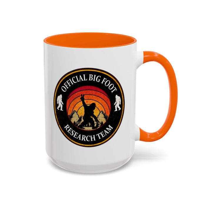 Big Foot Sticker - Big Foot Watch Club - Sasquatch Decal - Funny Yeti Gift Accent Coffee Mug (11, 15oz)