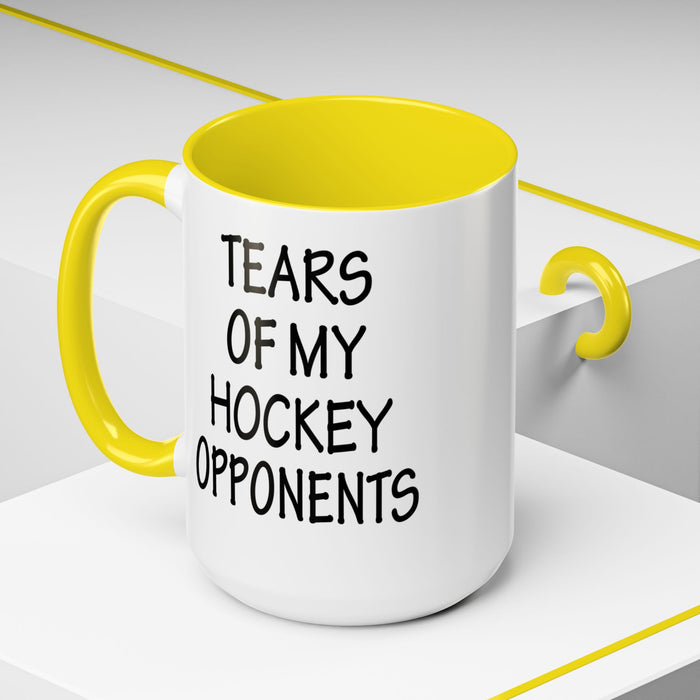 Hockey Gifts, Hockey Coffee Mug, Hockey Coach Gifts, Hockey Player Gifts, Funny Hockey Gifts, Tears of My Hockey Opponents A0075-026AAccent Coffee Mug (11, 15oz)