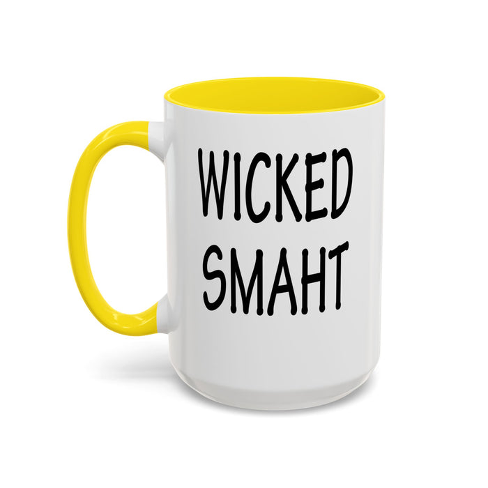Coffee Mug, Wicked Smaht Boston Accent Gift Mug, Funny Tea Cup, Sarcastic Quote Ceramic Mug, Unique Present for Coffee Lovers, Novelty