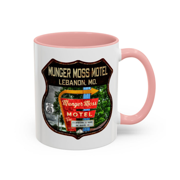 Mug Munger Moss Motel Route 66 Shield Missouri 11oz