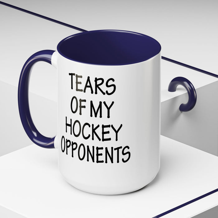 Hockey Gifts, Hockey Coffee Mug, Hockey Coach Gifts, Hockey Player Gifts, Funny Hockey Gifts, Tears of My Hockey Opponents A0075-026AAccent Coffee Mug (11, 15oz)