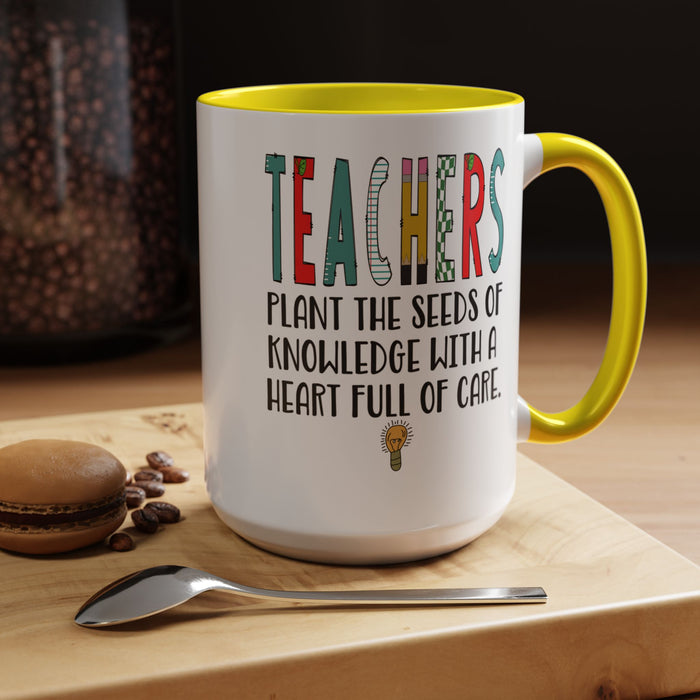 Teacher Mug - Plant the Seed sof Knowledge Teacher Gift - Appreciation Gift A0005-004A
