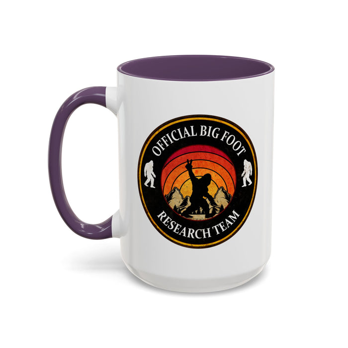 Big Foot Sticker - Big Foot Watch Club - Sasquatch Decal - Funny Yeti Gift Accent Coffee Mug (11, 15oz)