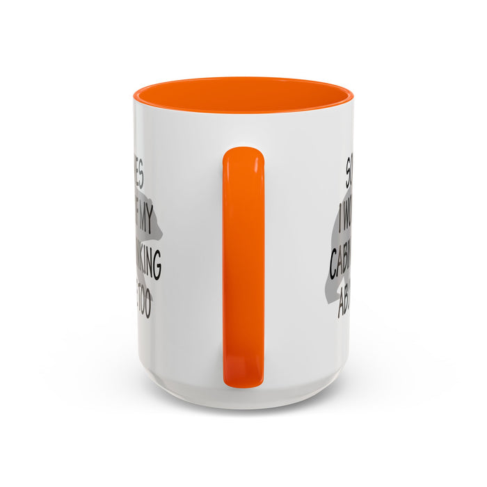 Coffee Mug, Cabin Thinking About Me, Bear Gift, Funny Tea Cup, Novelty Drinkware