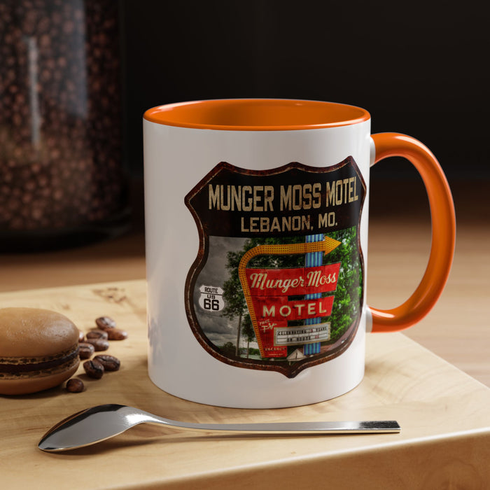 Mug Munger Moss Motel Route 66 Shield Missouri 11oz