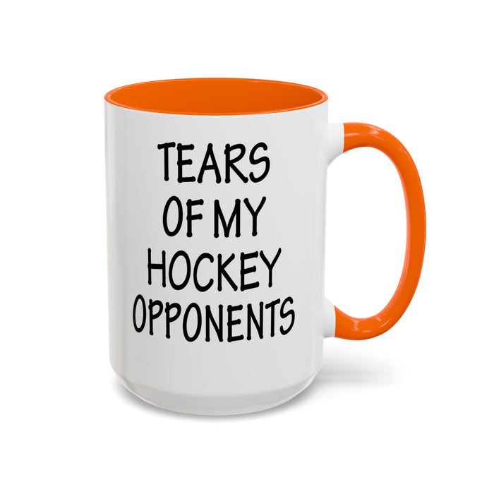 Hockey Gifts, Hockey Coffee Mug, Hockey Coach Gifts, Hockey Player Gifts, Funny Hockey Gifts, Tears of My Hockey Opponents A0075-026AAccent Coffee Mug (11, 15oz)