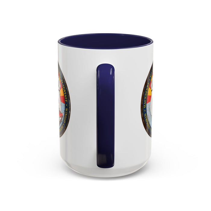 Retro Arizona Route 66 Sign Coffee Mug - Vintage Round Style Mug (11, 15oz)
