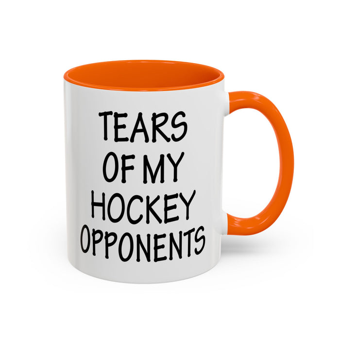 Hockey Gifts, Hockey Coffee Mug, Hockey Coach Gifts, Hockey Player Gifts, Funny Hockey Gifts, Tears of My Hockey Opponents A0075-026AAccent Coffee Mug (11, 15oz)