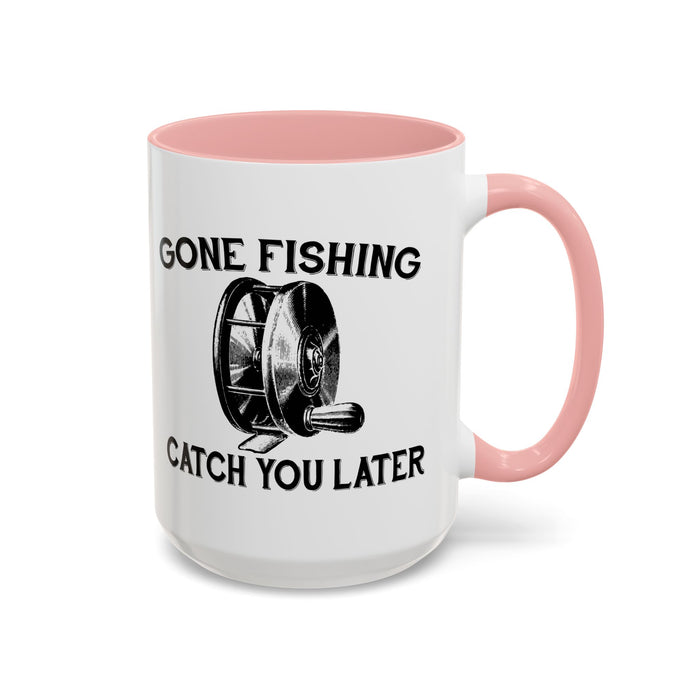 Coffee Mug, Gone Fly Fishing Gift for Dad or Grandpa